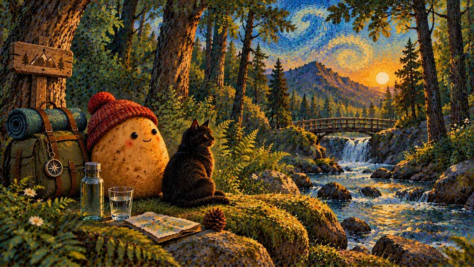 Mo in the forest world