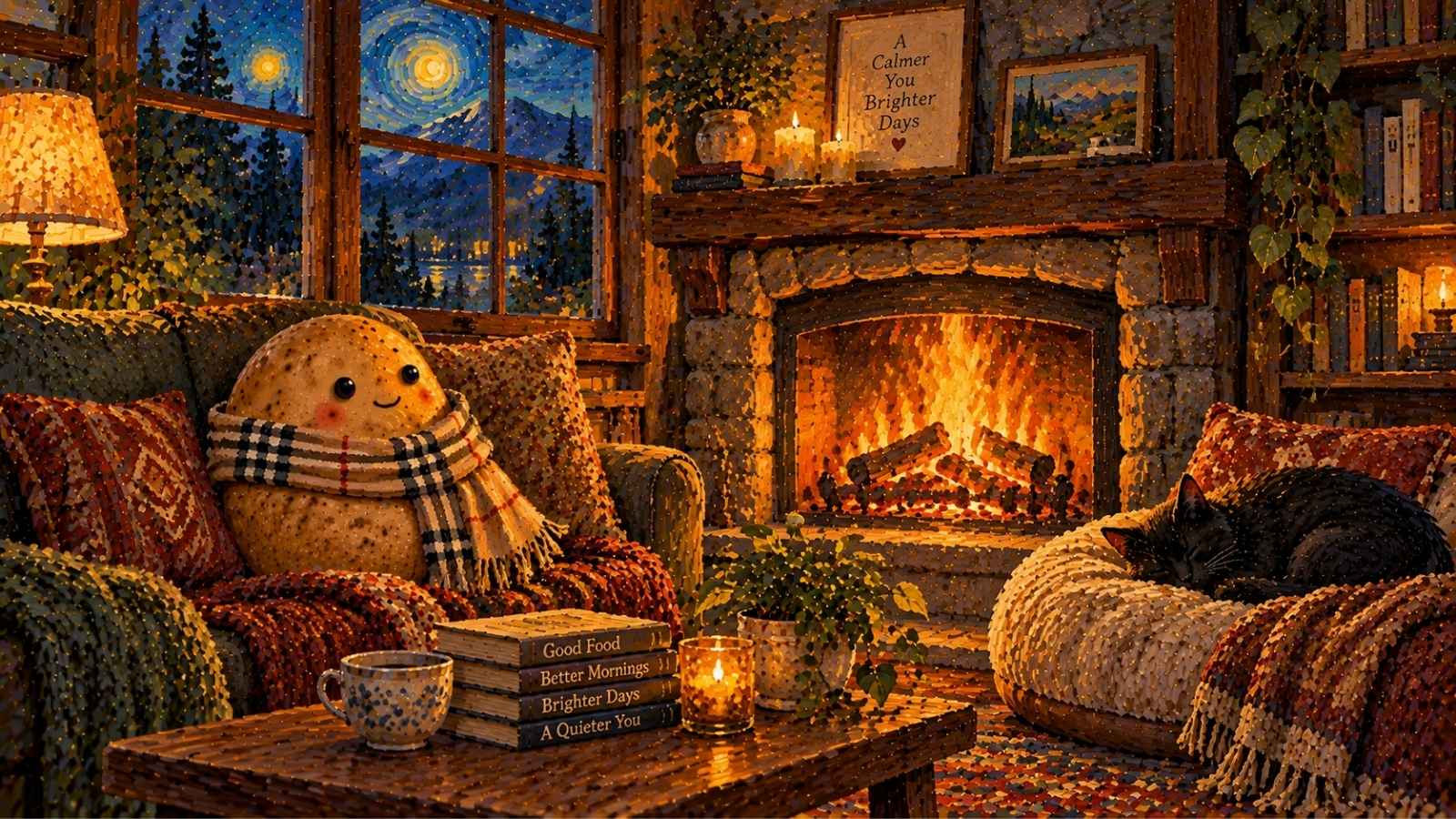 Mo in the fireplace world